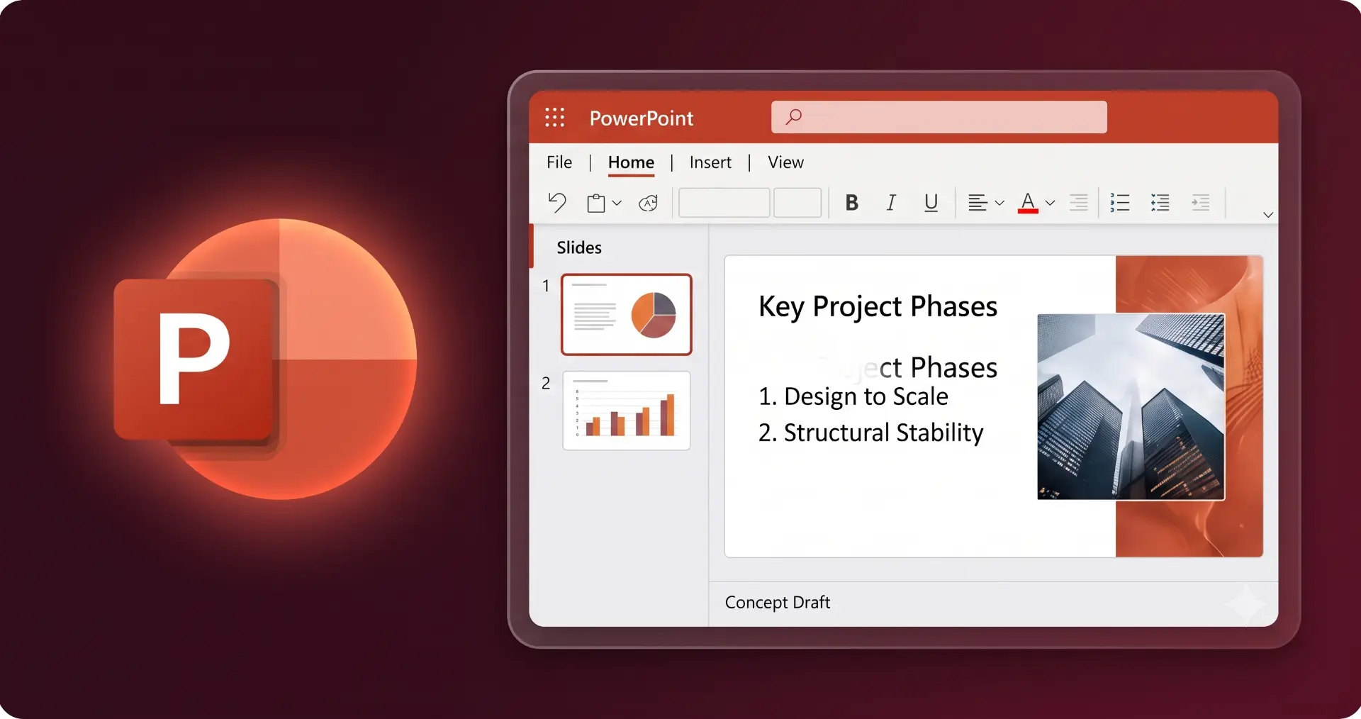 Microsoft PowerPoint Essentials course illustration